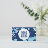 レトロの円QRコード 名刺 (スタンド正面)