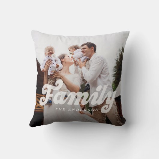 レトロの写真 クッション (裏面)