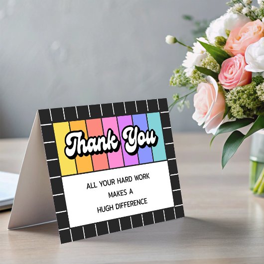 レトロの努力が大きな違いを生み出サンキューす 招待状