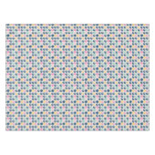 レトロの半円パターン テーブルクロス (正面(横))