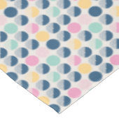 レトロの半円パターン テーブルクロス (アングル)