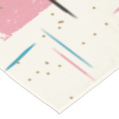 レトロの原子ピンクパターンテーブルクロス テーブルクロス (アングル)