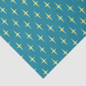 レトロの原子力時代の星パターン 薄葉紙 (詳細)