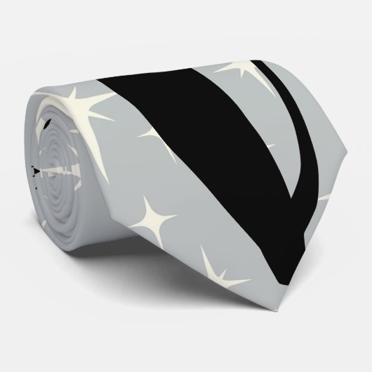 レトロの原子時代の世紀半ばのモダンMCMクールな猫 ネクタイ (ロール)