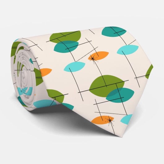 レトロの原子移動式パターンタイ ネクタイ (ロール)