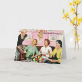 レトロの友人 – なぜ私たちはそんなに人気がないの? カード (黄色い花)