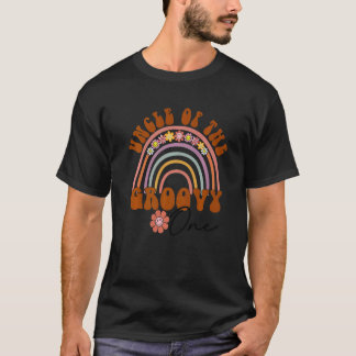 レトロの叔父のGroovy One一致する家族1stバット Tシャツ