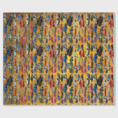 レトロの古い自動ヴィンテージの包装紙 ラッピングペーパー (フラット)