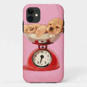 レトロの台所スケールのアメリカン・コッカー・スパニエル iPhone 11 ケース