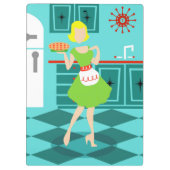 レトロの台所用箋挟 クリップボード (裏面)