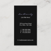 レトロの名刺 名刺 (裏面)