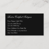 レトロの名刺 名刺 (裏面)