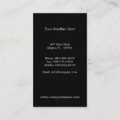 レトロの名刺 名刺 (裏面)