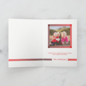 レトロの喜び|のモダンな休日の写真 シーズンカード (内部)