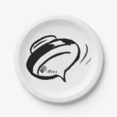 レトロの回転 ペーパープレート (正面)