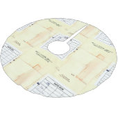 レトロの図書館の本の返納期日カード ブラッシュドポリエステルツリースカート (アングル)