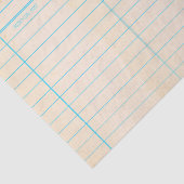 レトロの図書館の本の返納期日カード 薄葉紙 (詳細)