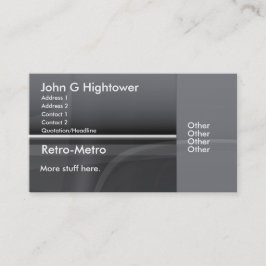 レトロの地下鉄のコレクション 名刺