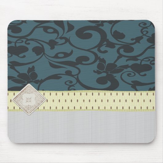 レトロの壁紙 マウスパッド (正面)