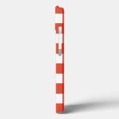 レトロの夏のクラシックでシンプルな赤は格子縞の箱を点検します Case-Mate iPhoneケース (裏面 / 左)