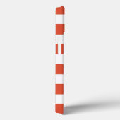 レトロの夏のクラシックでシンプルな赤は格子縞の箱を点検します Case-Mate iPhoneケース (裏面 / 右)