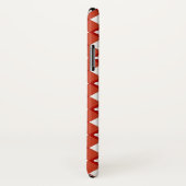 レトロの夏のデイジーの赤は格子縞の電話箱を点検します Case-Mate iPhoneケース (裏面/右)