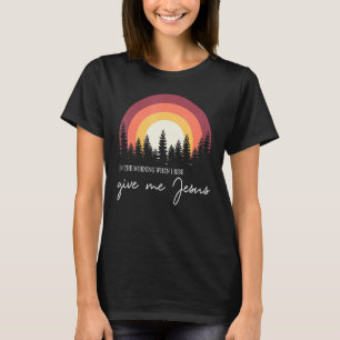 レトロの夕日の午前中に私は私のJe上昇する Tシャツ