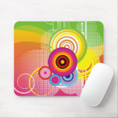 レトロの多彩なmousepad マウスパッド (マウス)