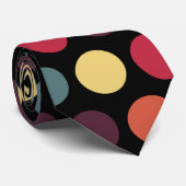 レトロの大きい点のパーティーのタイ ネクタイ (ロール)