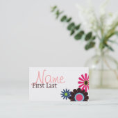 レトロの女の子のテレホンカード コーリングカード (スタンド正面)