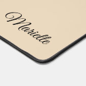 レトロの女の子(花を髪に) デスクマット (コーナー)