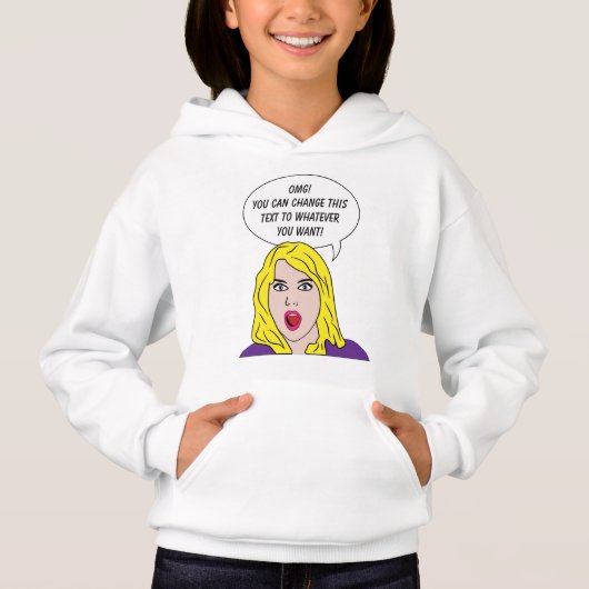 レトロの女性とテキストカスタム服 (正面)