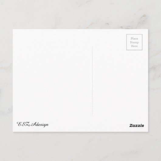 レトロの女性の赤い黒のシルエットとエッフェルタワー ポストカード (裏面)