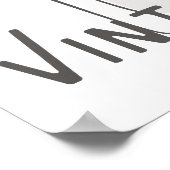 レトロの女性ラインアート ポスター (角)