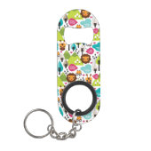 レトロの子供のサファリのライオンの野性生物 キーホルダー栓抜き (正面)