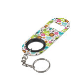 レトロの子供のサファリのライオンの野性生物 キーホルダー栓抜き (裏面アングル)