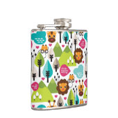 レトロの子供のサファリのライオンの野性生物 フラスク (右)