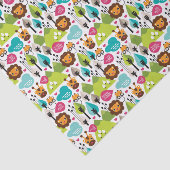 レトロの子供のサファリのライオンの野性生物 薄葉紙 (詳細)