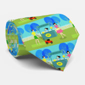 レトロの子供のレモネード立場のタイ ネクタイ (ロール)