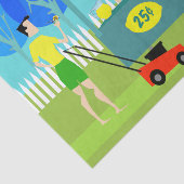 レトロの子供のレモネード立場のティッシュペーパー 薄葉紙 (詳細)