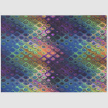 レトロの孔雀は虹色の青い紫色の緑をタイルを張ります