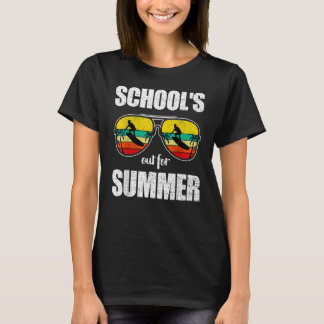 レトロの学校の最後の日の夏Te Tシャツ