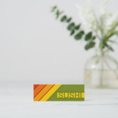 レトロの寿司 スキニー名刺 (スタンド正面)