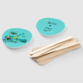 レトロの少女の夜が一連のファン ハンドファン (組立なし)