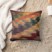 レトロの幾何学的ではっきりしたなストライプの擦り切れたな色 クッション (ブランケット)