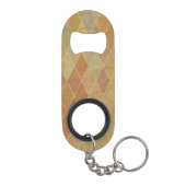 レトロの幾何学的なパターン2 キーホルダー栓抜き (裏面)
