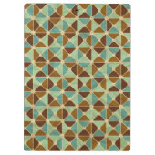 レトロの幾何学的なパターン2 クリップボード (裏面)