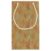 レトロの幾何学的なパターン2 スモールペーパーバッグ (裏面)