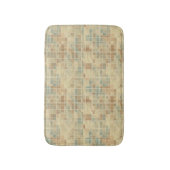 レトロの幾何学的なパターン2 バスマット (正面縦)