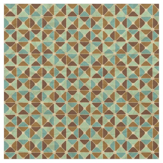 レトロの幾何学的なパターン2 ファブリック (クローズアップ)